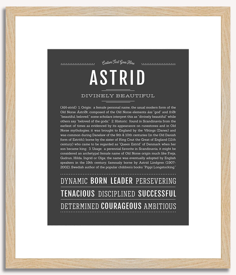 Astrid | Name Art Print