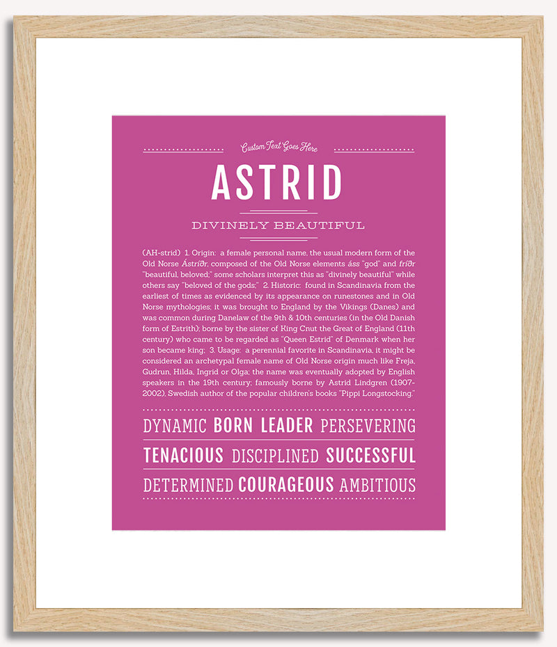 Astrid | Name Art Print