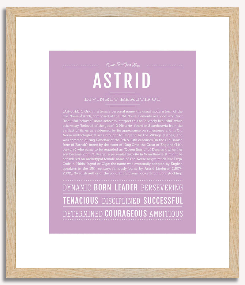 Astrid | Name Art Print