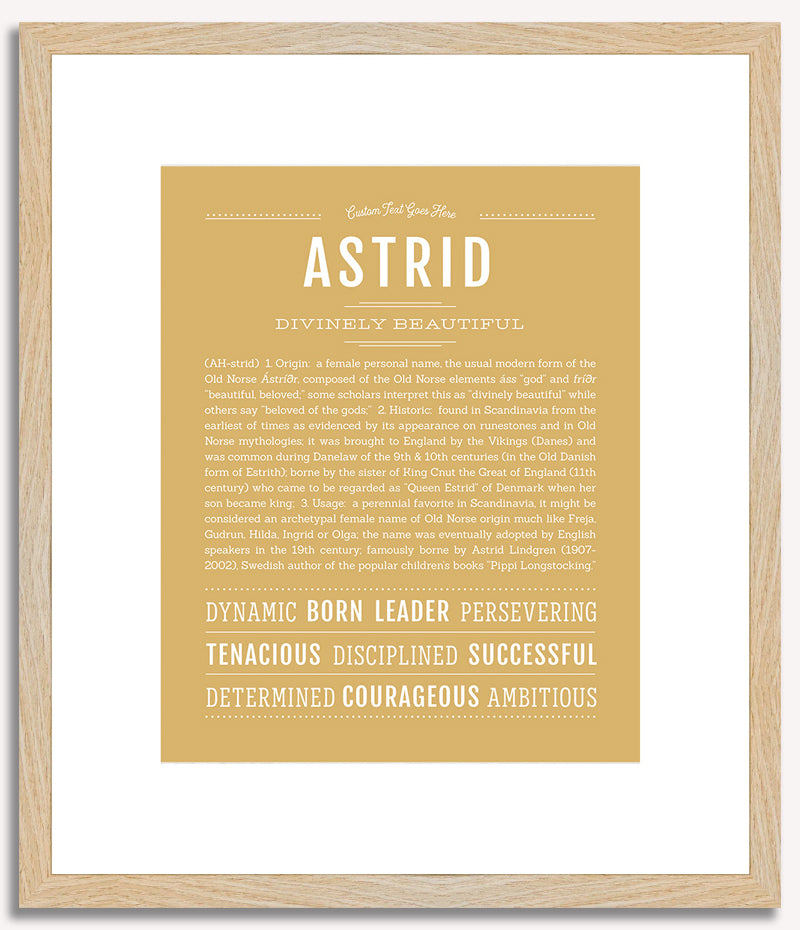 Astrid | Name Art Print