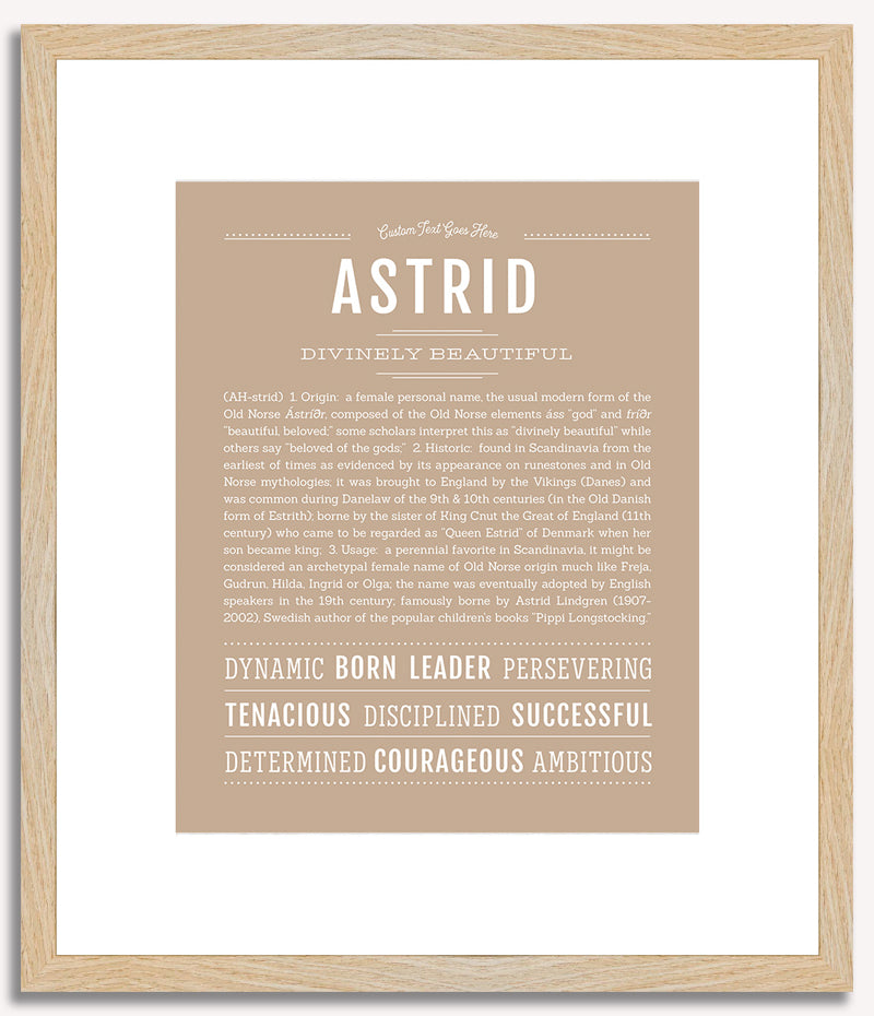 Astrid | Name Art Print