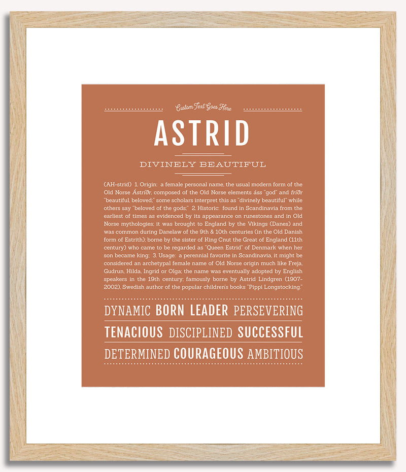 Astrid | Name Art Print