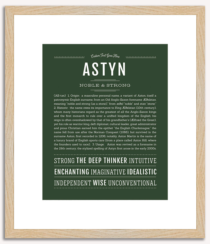 Astyn | Name Art Print