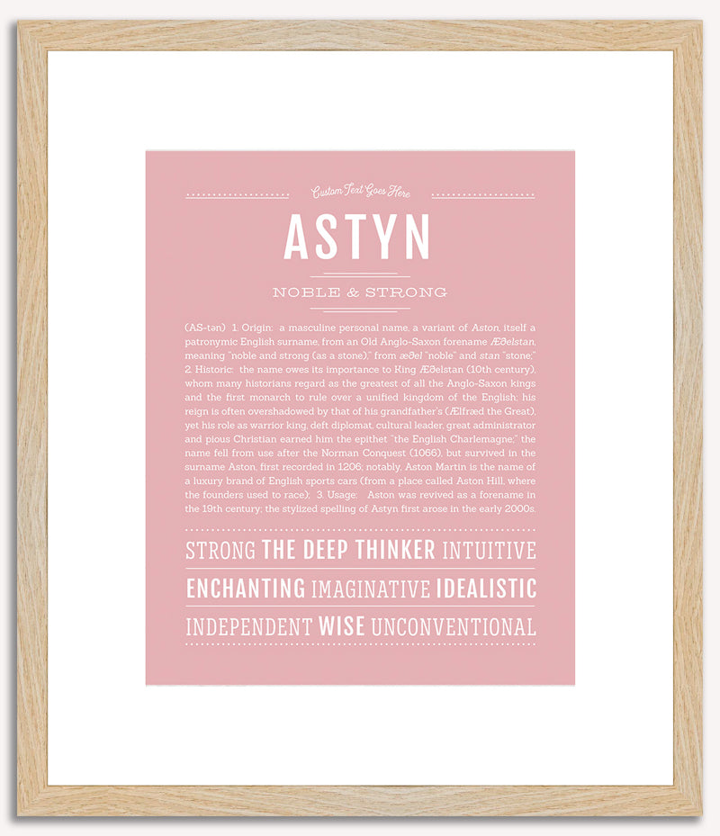 Astyn | Name Art Print