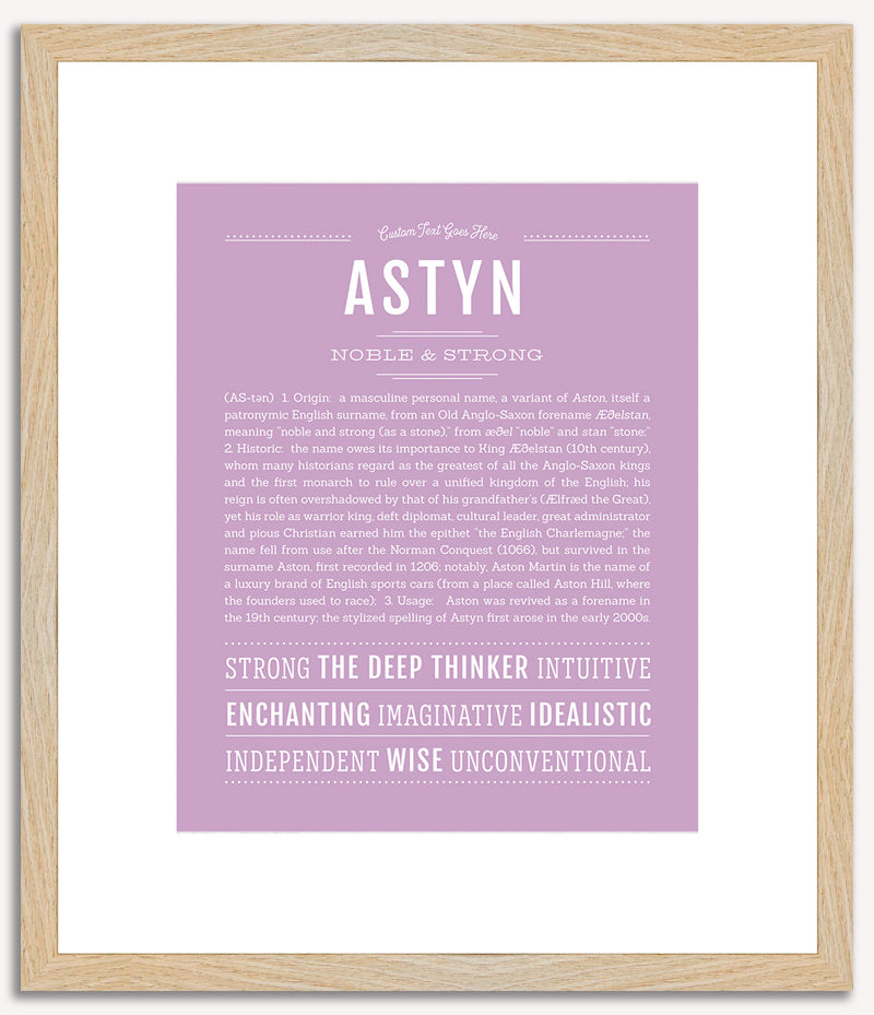 Astyn | Name Art Print