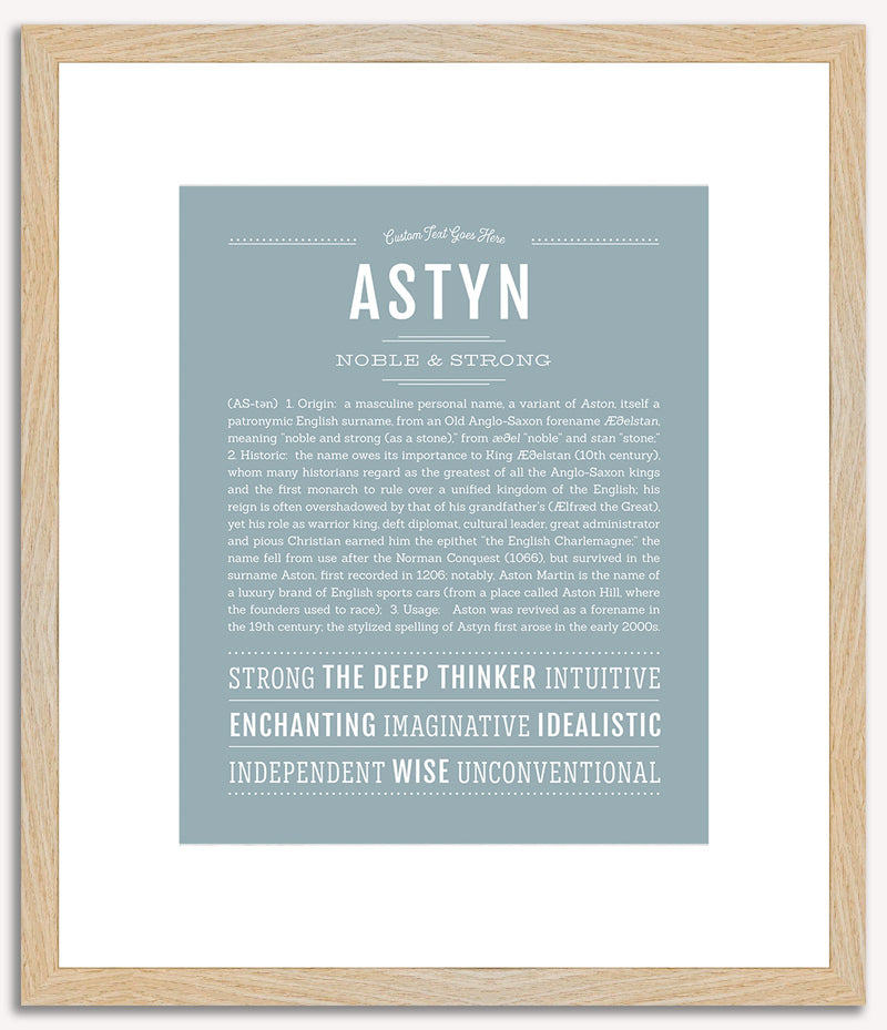 Astyn | Name Art Print