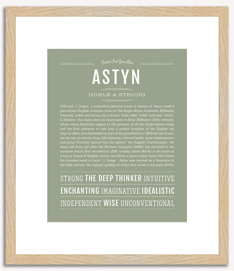 Astyn | Name Art Print