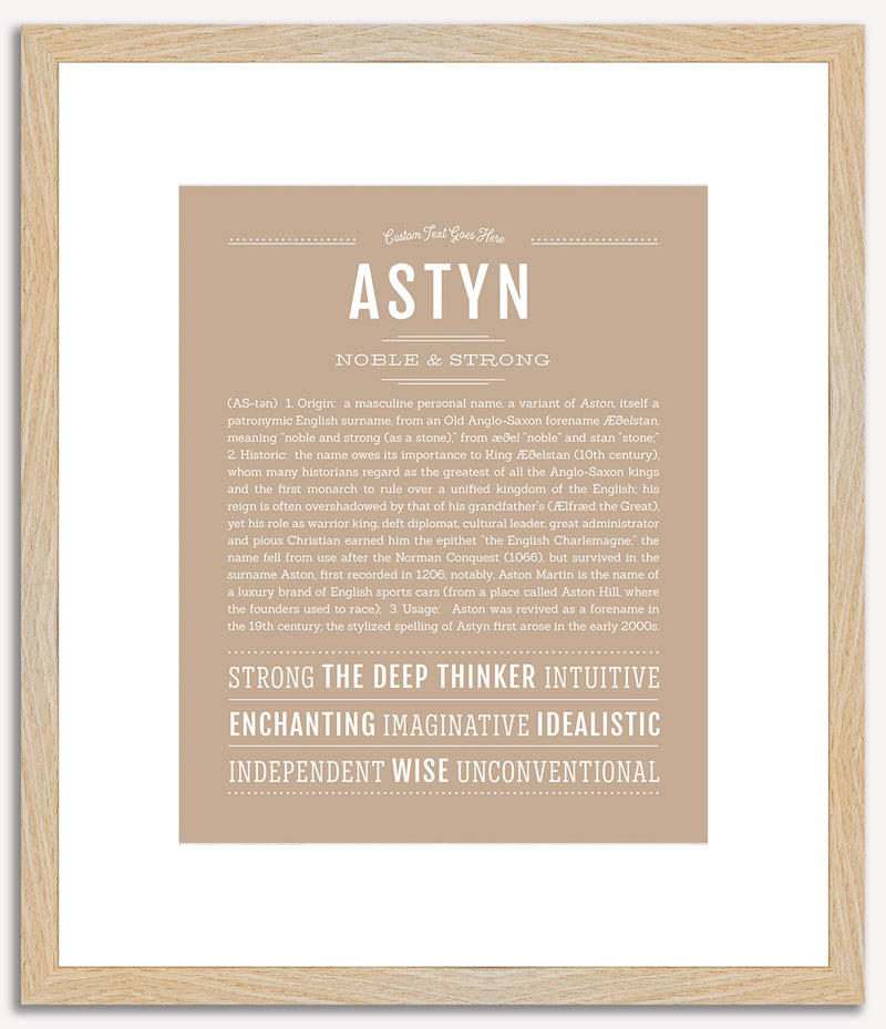 Astyn | Name Art Print