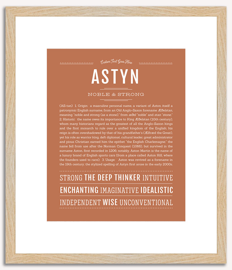 Astyn | Name Art Print