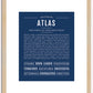 Atlas | Name Art Print