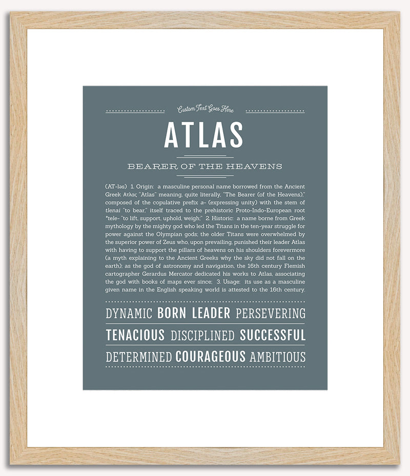 Atlas | Name Art Print