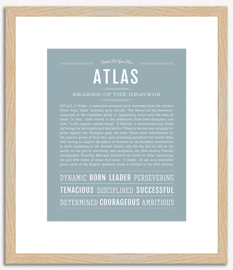 Atlas | Name Art Print