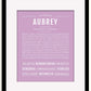 Frame Options | Lilac | Black Frame, Matted