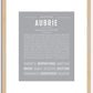 Aubrie | Name Art Print