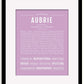 Frame Options | Lilac | Black Frame, Matted