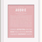 Frame Options | Dusty Rose | White Frame, Matted