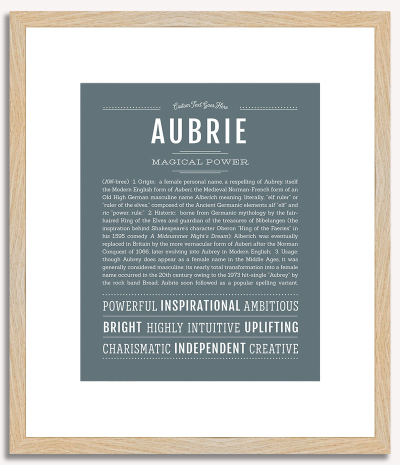 Aubrie | Name Art Print