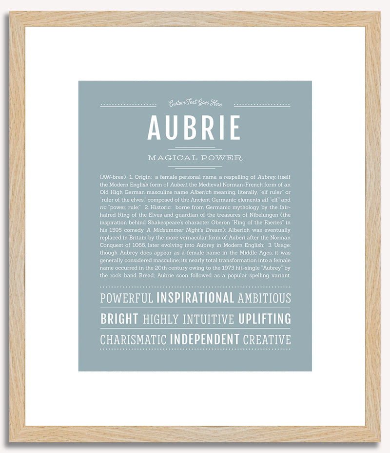 Aubrie | Name Art Print