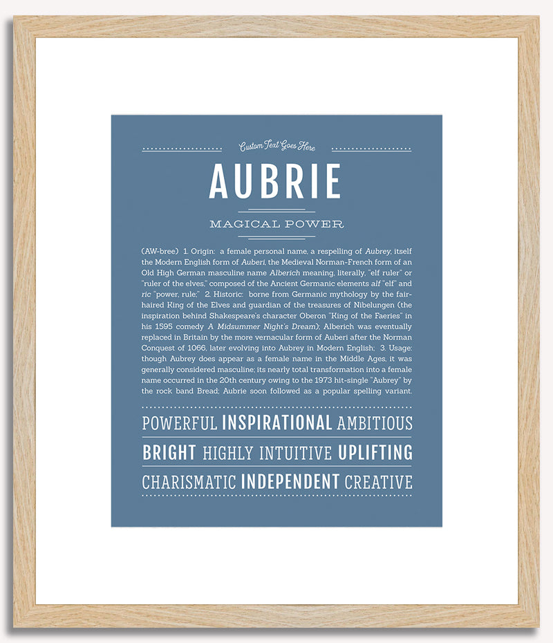 Aubrie | Name Art Print