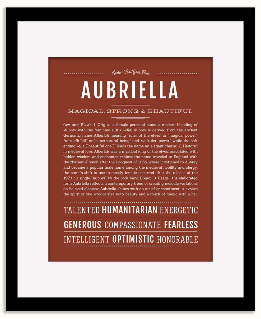 Aubriella | Name Art Print
