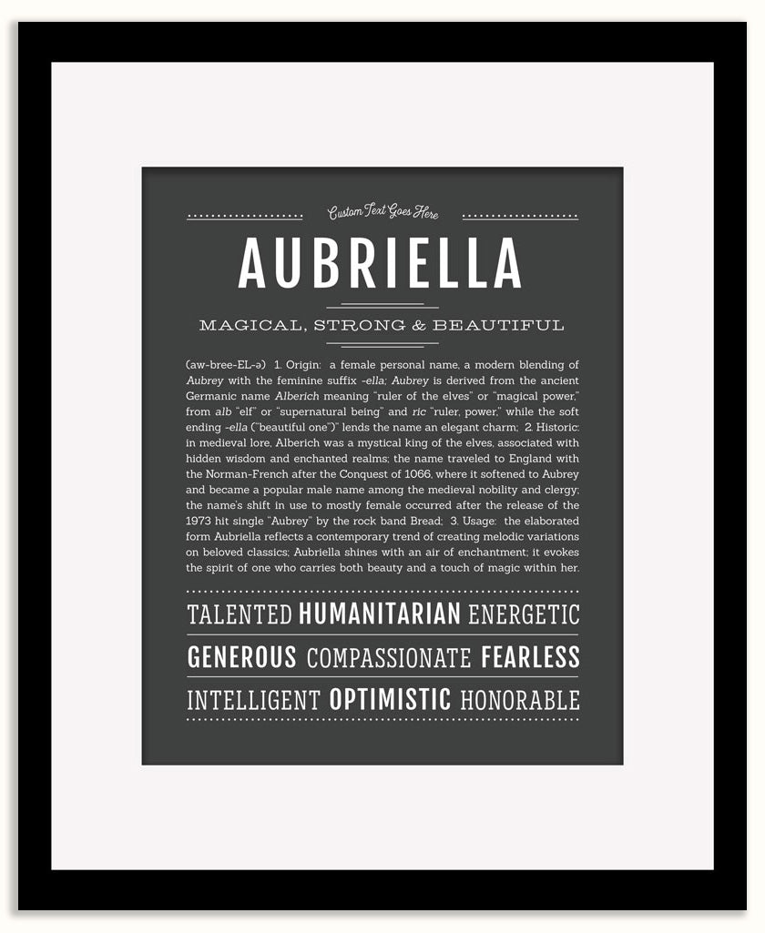 Aubriella | Name Art Print