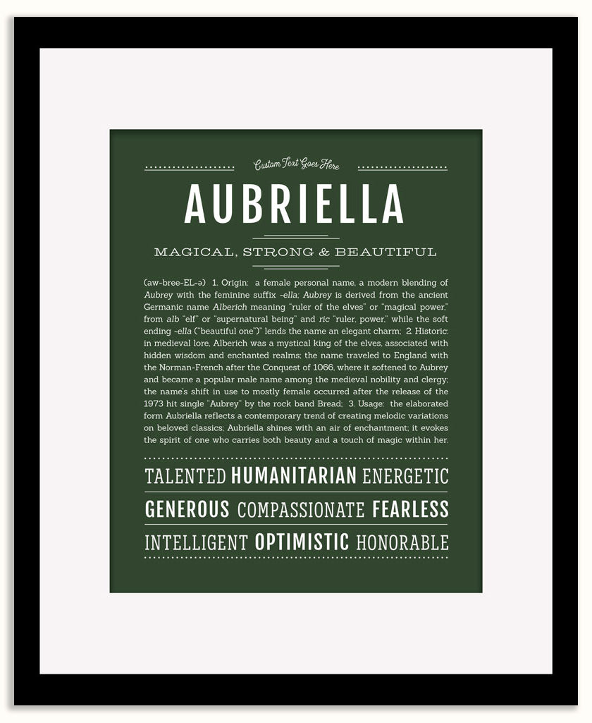 Aubriella | Name Art Print