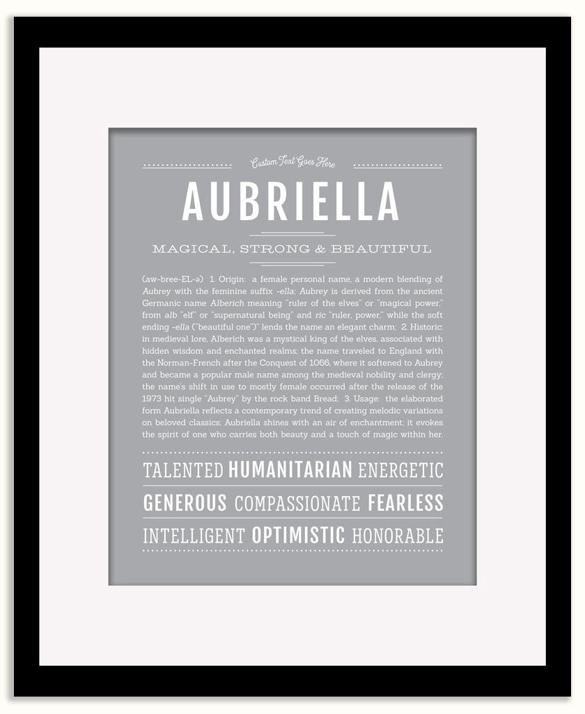 Aubriella | Name Art Print