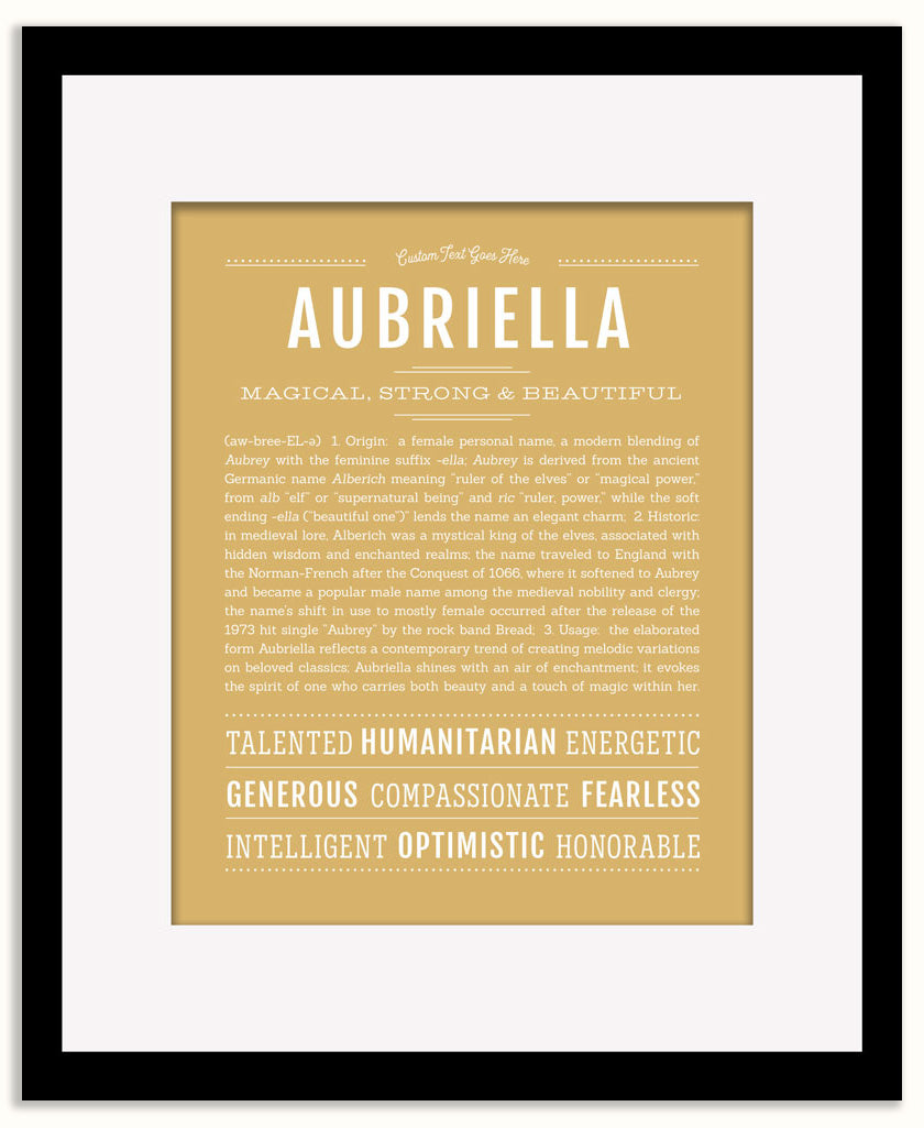 Aubriella | Name Art Print