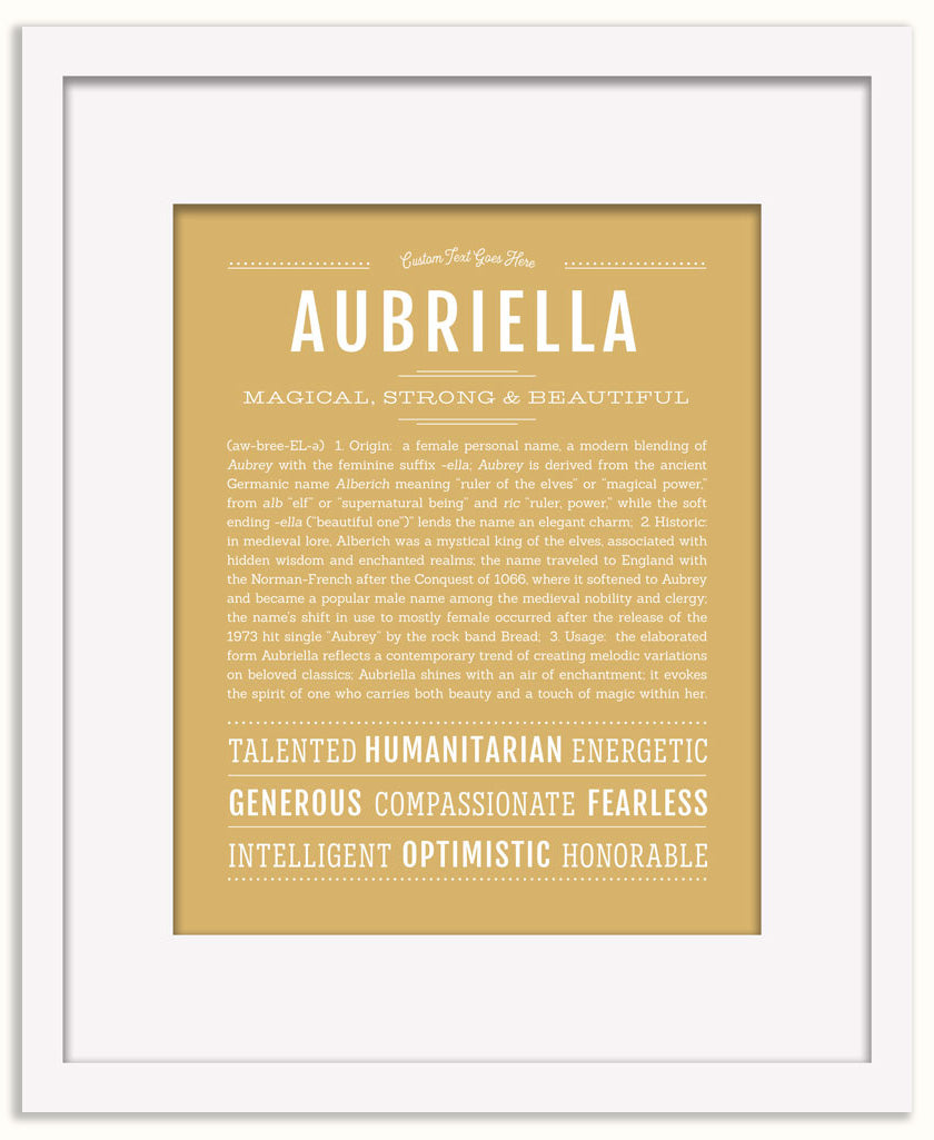 Aubriella | Name Art Print