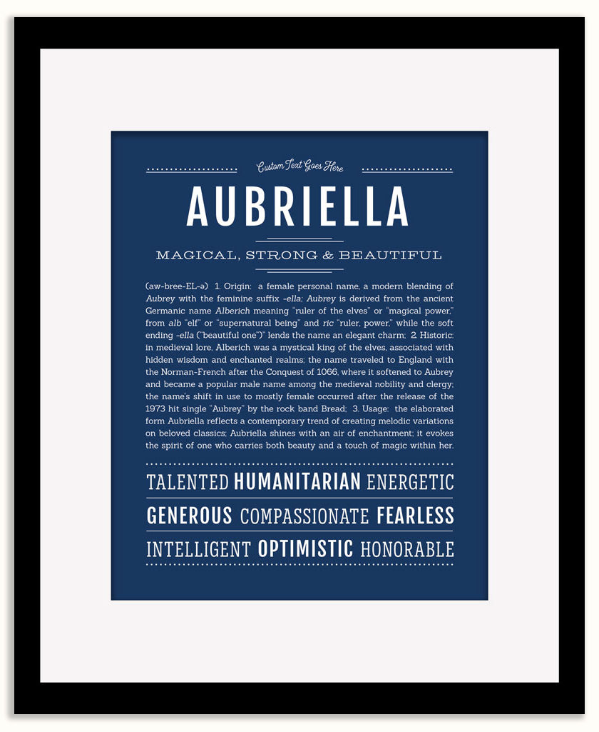 Aubriella | Name Art Print