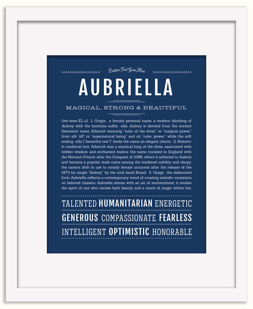 Aubriella | Name Art Print