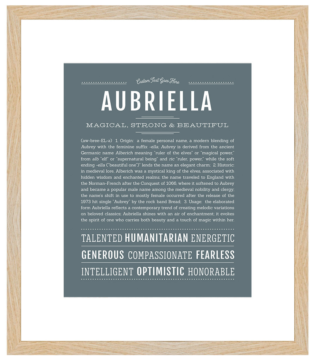 Aubriella | Name Art Print