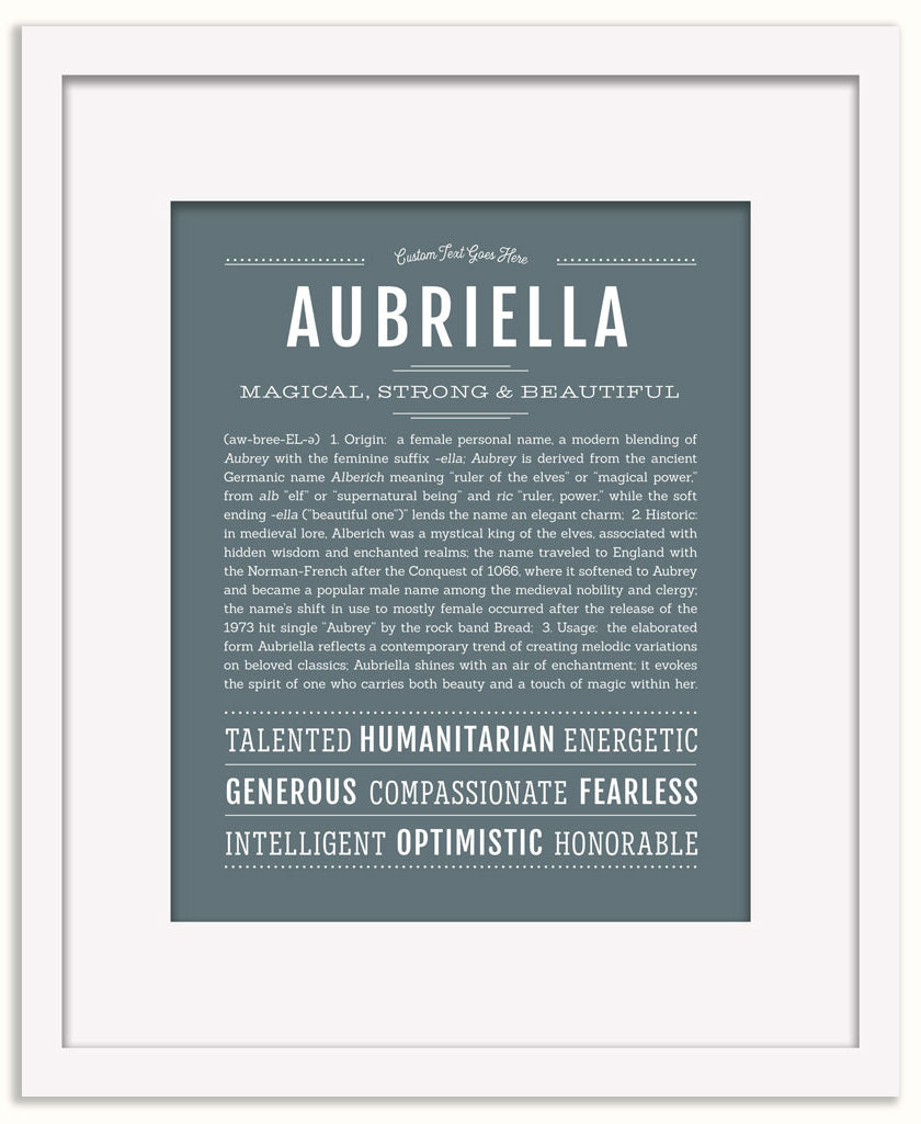 Aubriella | Name Art Print