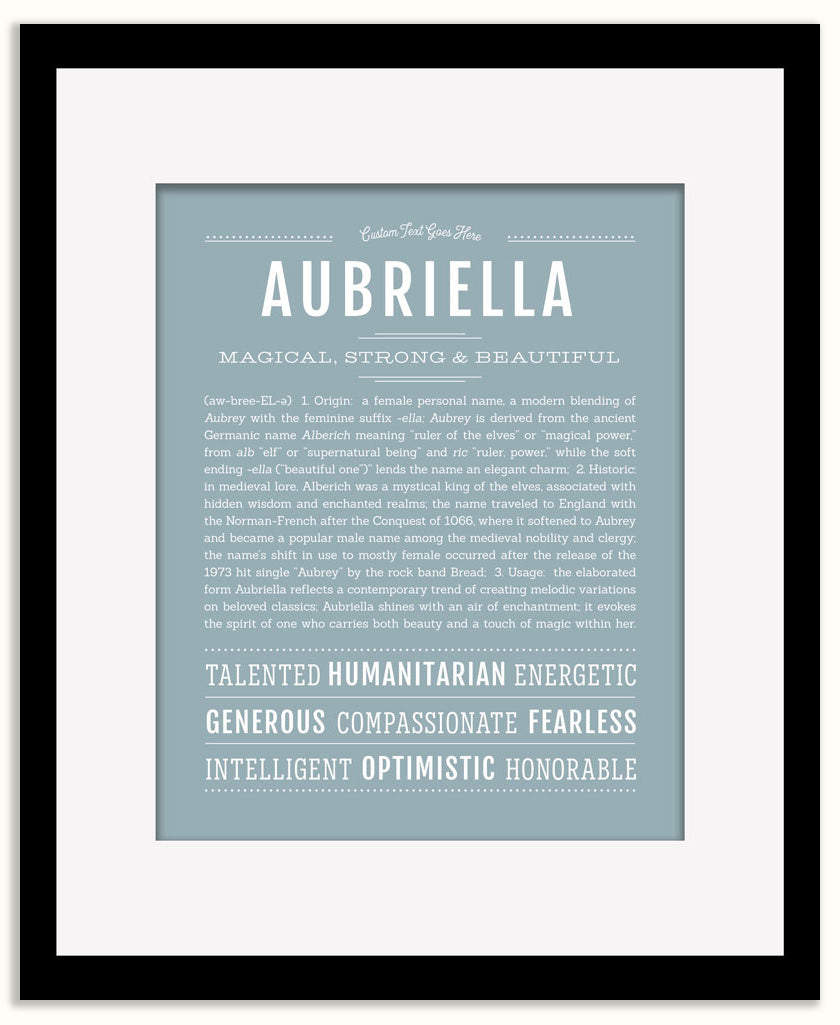 Aubriella | Name Art Print