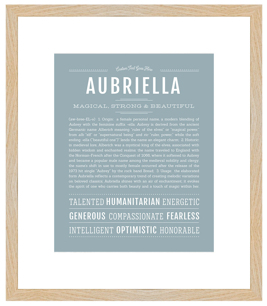 Aubriella | Name Art Print