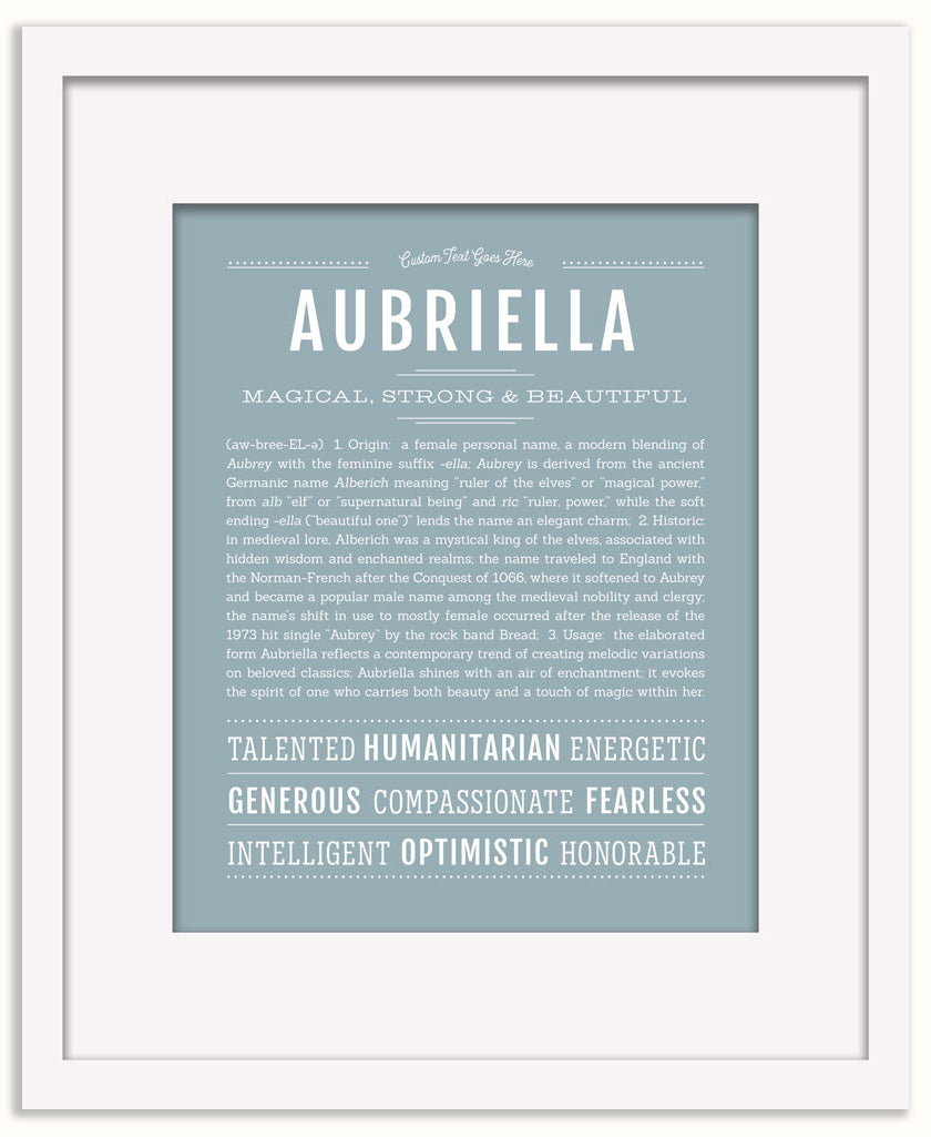 Aubriella | Name Art Print