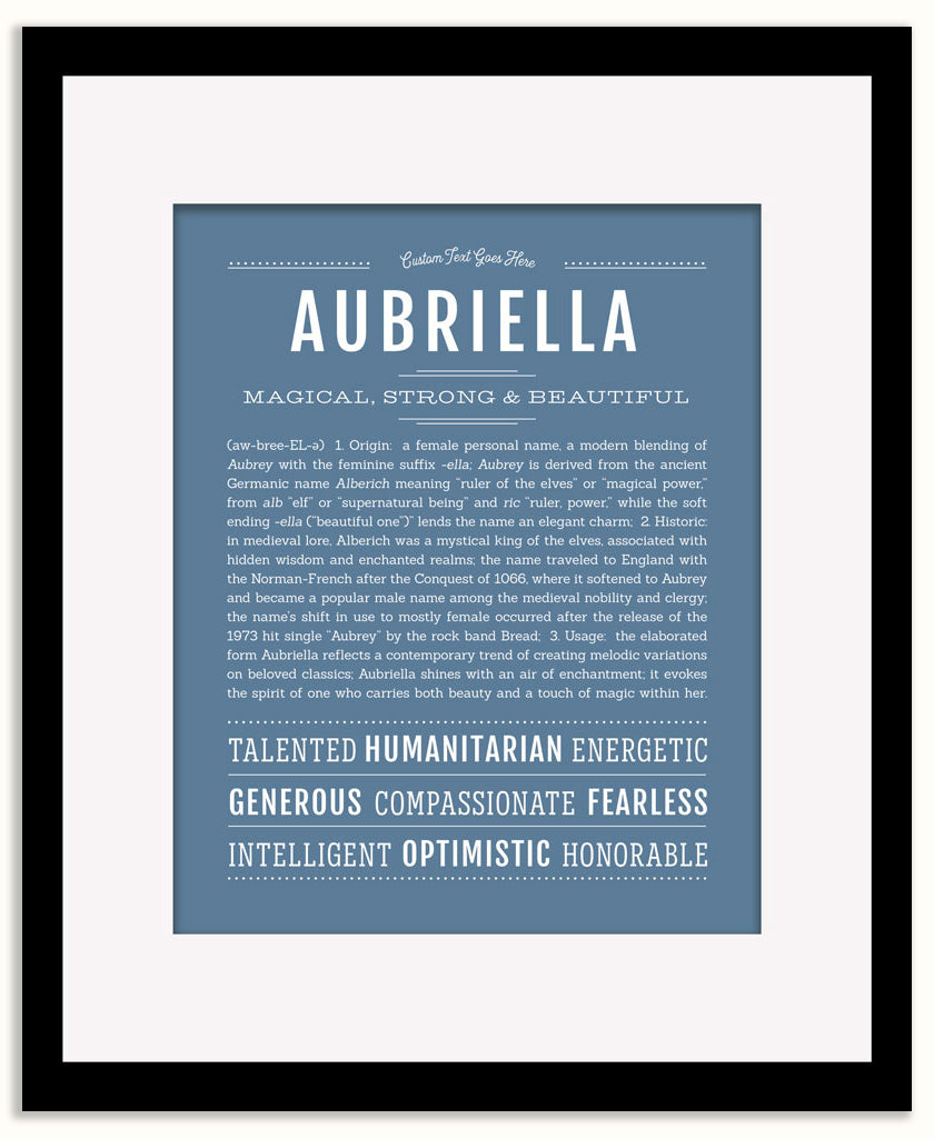 Aubriella | Name Art Print