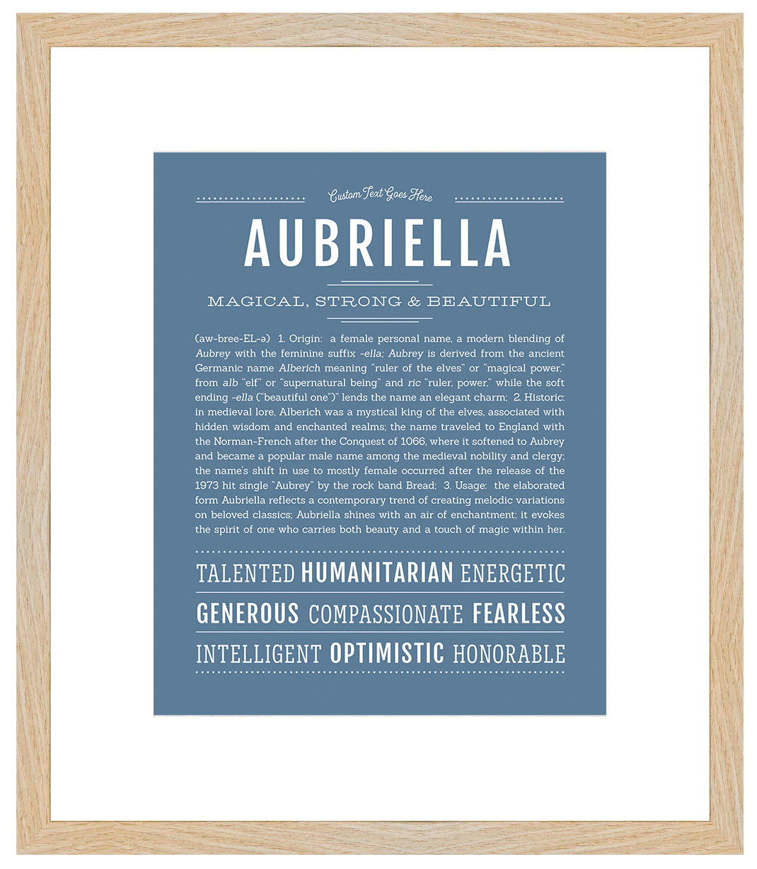 Aubriella | Name Art Print