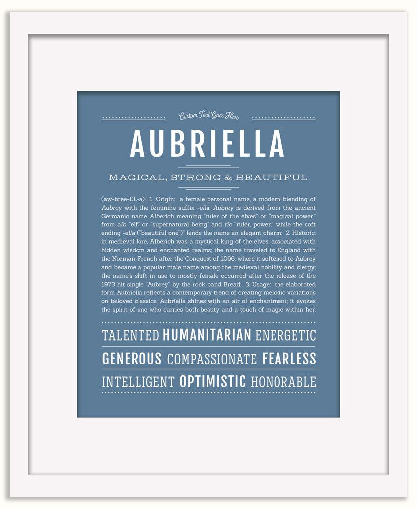Aubriella | Name Art Print