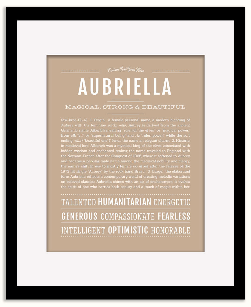 Aubriella | Name Art Print
