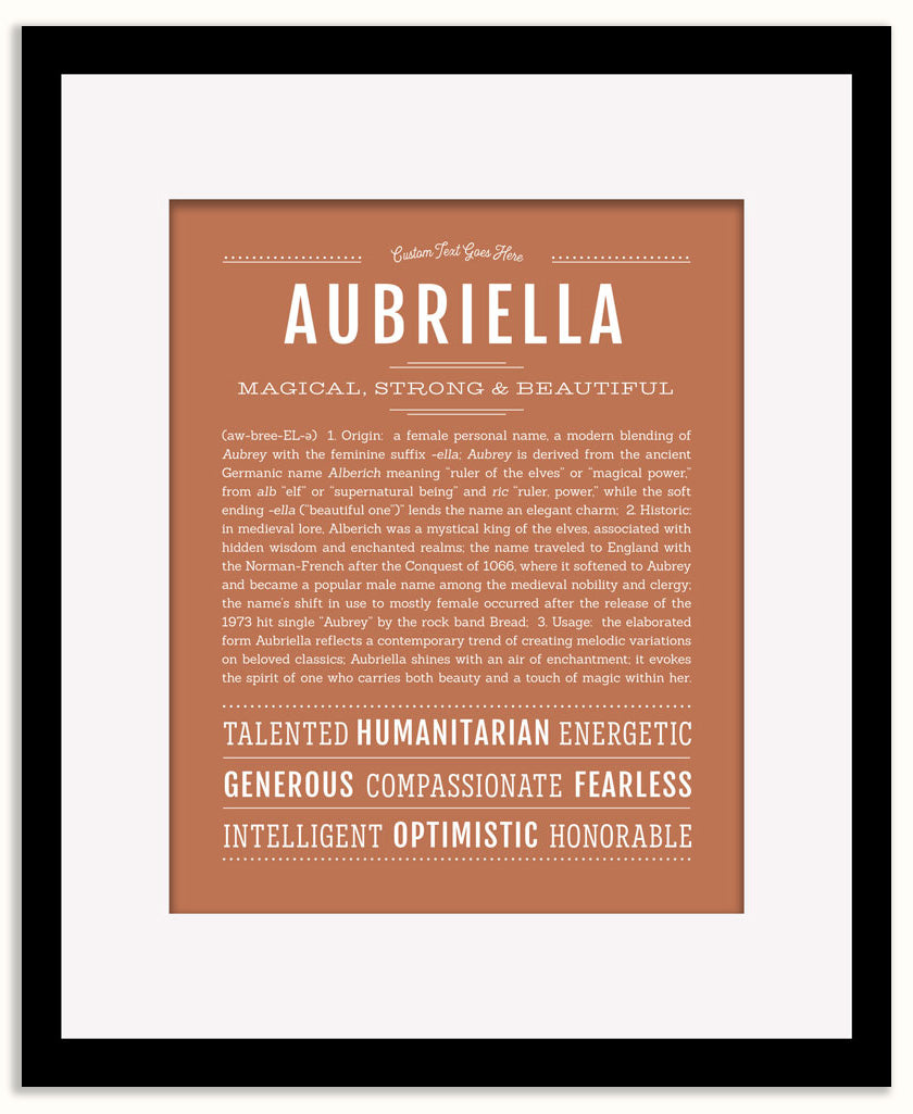 Aubriella | Name Art Print