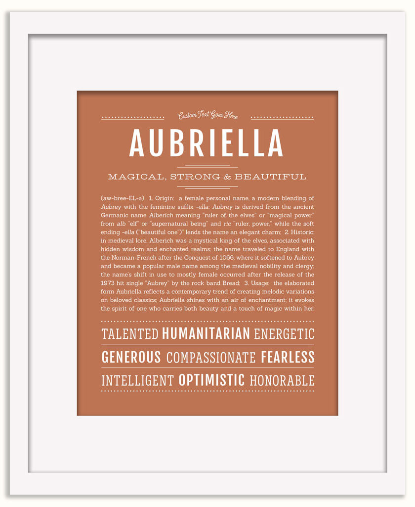Aubriella | Name Art Print