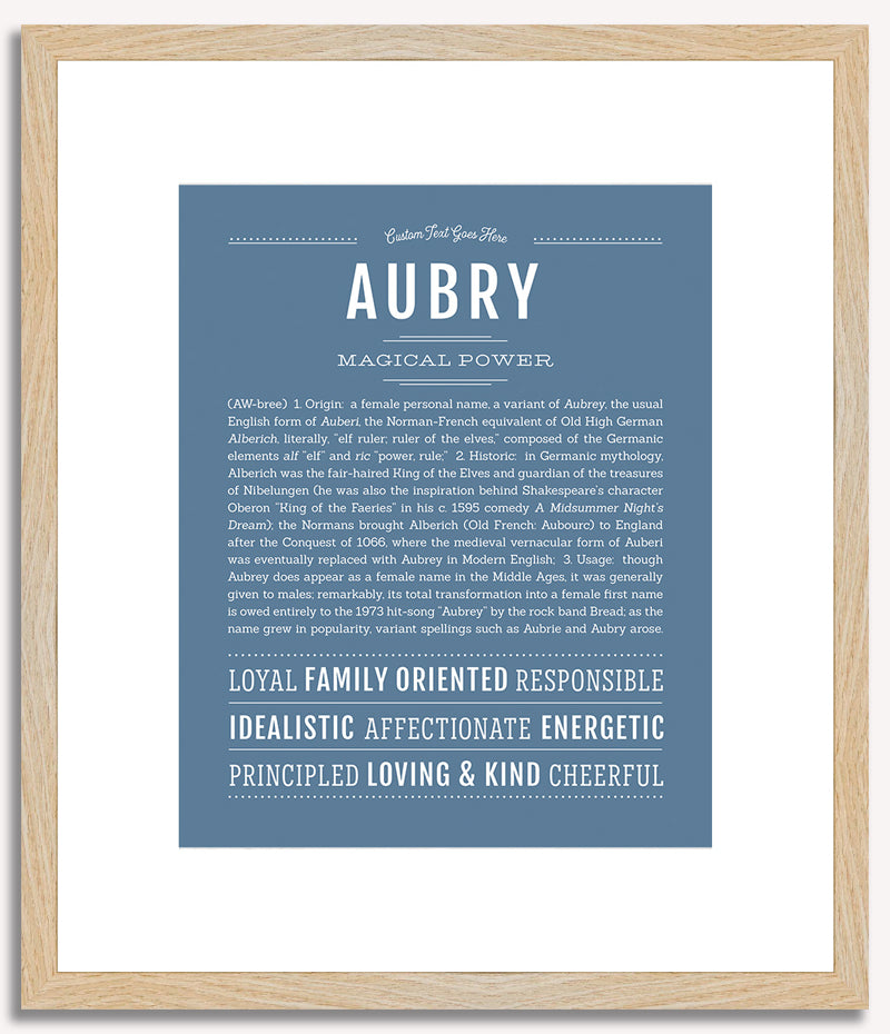 Aubry | Name Art Print