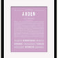 Frame Options | Lilac | Black Frame, Matted