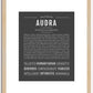 Audra | Name Art Print