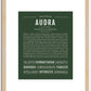 Audra | Name Art Print