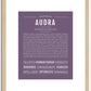 Audra | Name Art Print