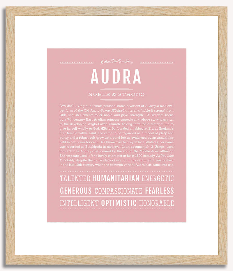 Audra | Name Art Print