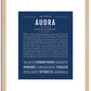 Audra | Name Art Print