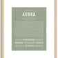 Audra | Name Art Print